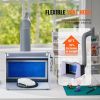 VEVOR Airbrush Spray Booth, Portable Hobby Airbrush Paint Spray Booth Kit with 4 LED Light, Powerful Dual Exhaust Fans