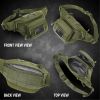 EDC Hunting Tactical Fanny Pack with USA Flag Patch